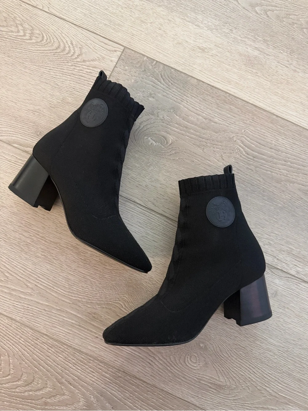 Hermes knitted boots
